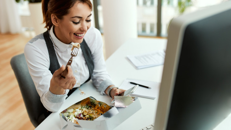 almuerzo en el trabajo